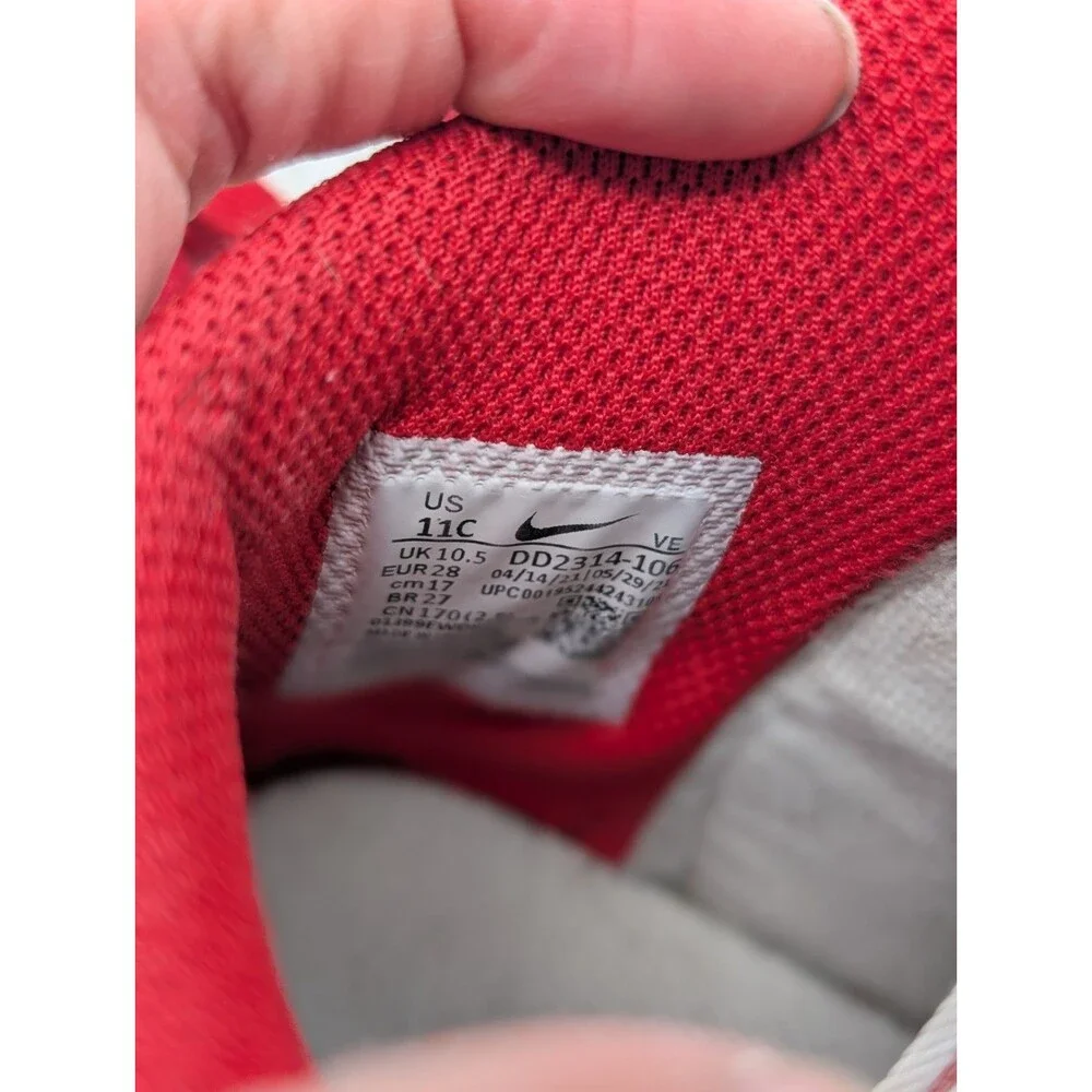 Nike Dunk High GS St Johns University Red White Sneaker Kids Size 11C Play Wear